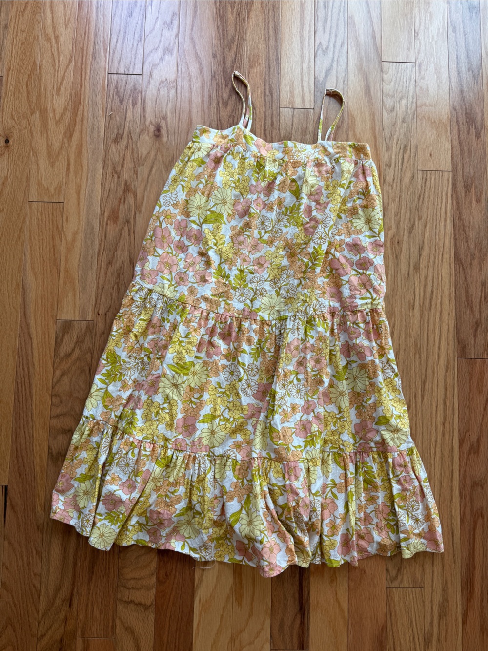 Vintage floral swing dress 100% cotton